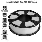 GIANTARM PLA Filament,Matte White 3D Printer Filament 1.75mm, Matte PLA 1KG Spool(2.2lb),Dimensional Accuracy +/- 0.02 mm,3D Filament for Bambu Lab