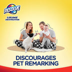 Resolve Urine Destroyer Carpet Cleaning Machine Formula, Safe for Bissell, Hoover & Rug Doctor, Carpet Cleaner, Carpet Cleaner Solution, 96 OZ