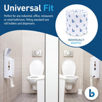 Boardwalk 2-Ply Bathroom Toilet Paper Tissue, Septic Safe, 500 Sheets/Roll, Bulk Quantity 96 Rolls/Carton, 4" x 3", White