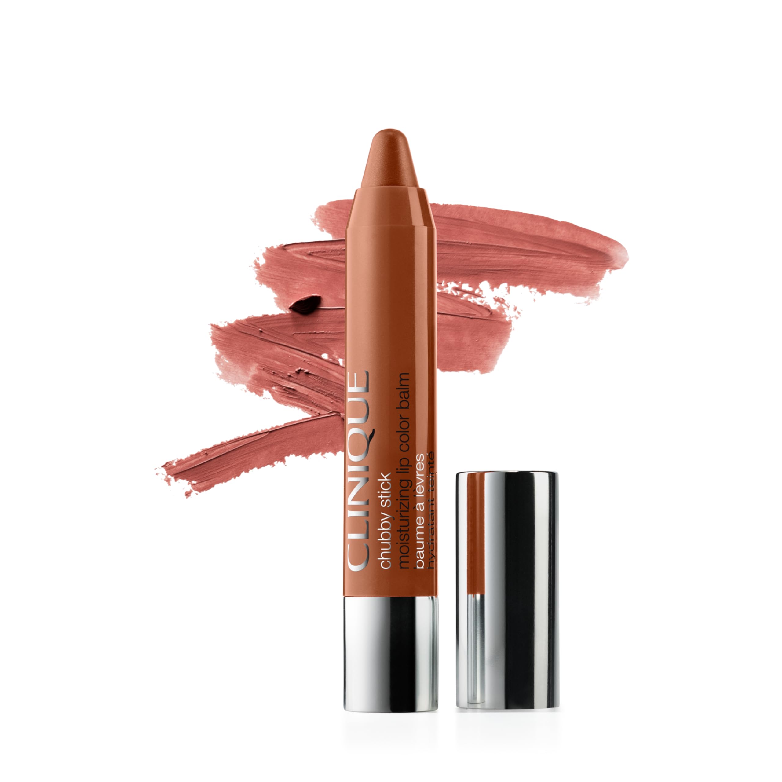 Clinique Chubby Stick Tinted Lip Colour Balm | With Shea Butter | Moisturizing + Hydrating | Natural-Looking Lip Tint, Lots o' Latte