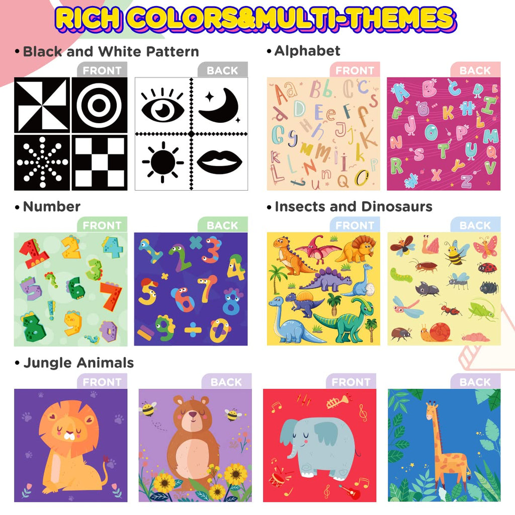 URMYWO Baby Tissue Box Toy, Montessori Baby Toys for 6-12 Months 1 Year Old Boy Girl, Soft Crinkle Sensory Toys for Infant Toddlers, Stocking Stuffers, Baby Boy Girl Gifts