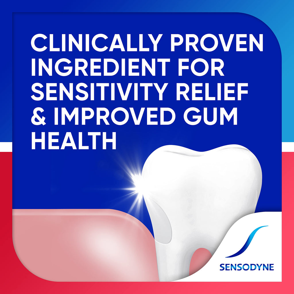 Sensodyne Sensitivity & Gum Sensitive Toothpaste for Gingivitis, Sensitive Teeth Treatment, Clean & Fresh - 3.4 oz (pack of 4)