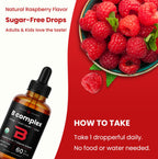 USDA Organic Vitamin B Complex Liquid Drops Sublingual B12 Methycobalamin | B1, B2, B3, B5, B6, B7, B9 | Methylated B Vitamins Complex for Women & Men | Biotin, Niacinamide, Folate & Folic Acid, 2oz