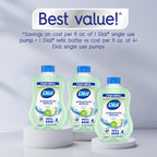 Dial Antibacterial Defense Foaming Hand Soap + Aloe, Fresh Pear Scent, 30 Fl Oz Hand Soap Refill (Pack of 4), Dermatologist-Tested, Gentle on Skin