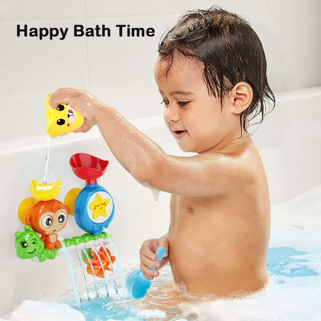 G-WACK Bath Toys for Toddlers Ages 1-3 Year, Lovely Monkey & Caterpillar
