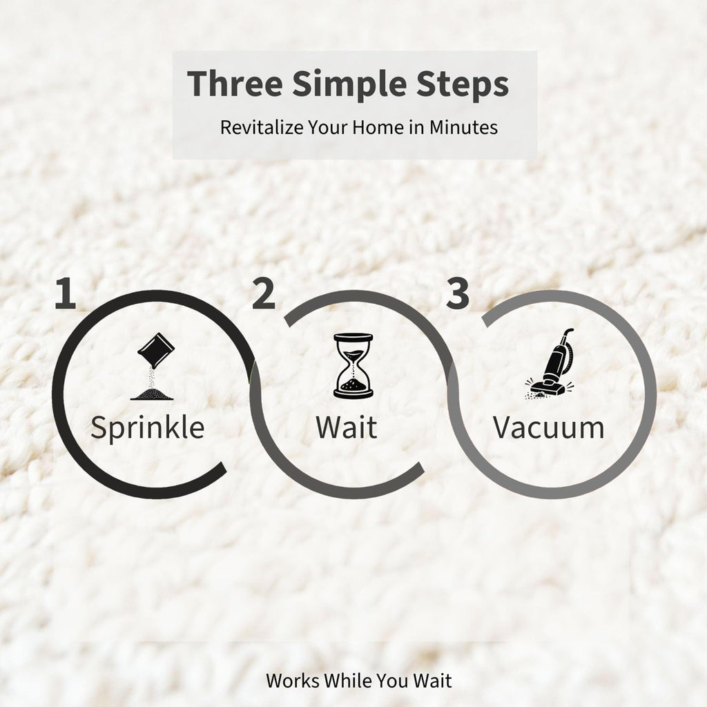 Lapew Brazilian Summers Carpet Deodorizer Powder - Brazilian Waves Freshener for Vacuuming | Scented Odor Eliminator for Home | 36 oz