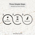 Lapew Brazilian Summers Carpet Deodorizer Powder - Brazilian Waves Freshener for Vacuuming | Scented Odor Eliminator for Home | 36 oz