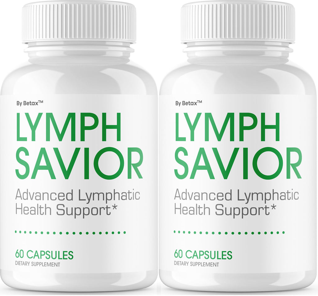 (2 Pack) Lymph Savior - Official Lymph Savior Capsules Advanced Formula with All Natural Ingredients, LymphSavior Pills for Wellness & Overall Health Support Reviews, 120 Capsules for 2 Months
