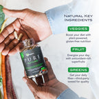 KaraMD Pure Nature | Greens, Fruit and Veggies Supplement | Vitamins, Fiber & Antioxidants | 20 Fruits and Vegetables Supplements for Energy & Digestion | Gluten Free & Vegan Friendly (4-Pack)