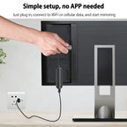 lulaven iShare iOS Wireless HDMI Display Adapter (iOS only), Tiktok Viral Picks, Streaming Device for iPhone iPad, HD Video Sync, Streaming Mirroring YouTube Tiktok to TV, Not Support Netflix