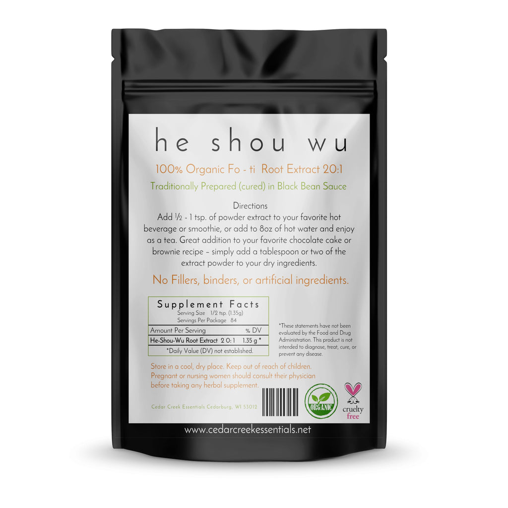 Fo-ti Root Extract Organic He Shou Wu 20:1 Cured Powder Concentrate
