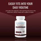Approved Science Stonexyl - Herbal Support for Kidney Stones - 180 Capsules - Chanca Piedra - High Absorption - 3 Month Supply - Vegan