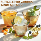 Glowserve 9 oz Clear Plastic Cups Brown Plastic Disposable Cups for Cocktail 150 Pack Fancy Cocktail Cup for Party Stemless Wine Glasses for Party Wedding Graduation Birthday Father's Day