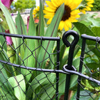 JILLSKY 16" Chicken Wire Plant Cages, 6 Pack