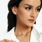 MDFUN 316L Stainless Steel Square Stud Earrings Set for Women Men 3-7MM