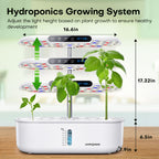 Ahopegarden Hydroponics Growing System: 12 Pods with Smart Env.Detection
