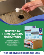 Drain Powder 32oz Powder – Complete Drain & Pipe Treatment Kit