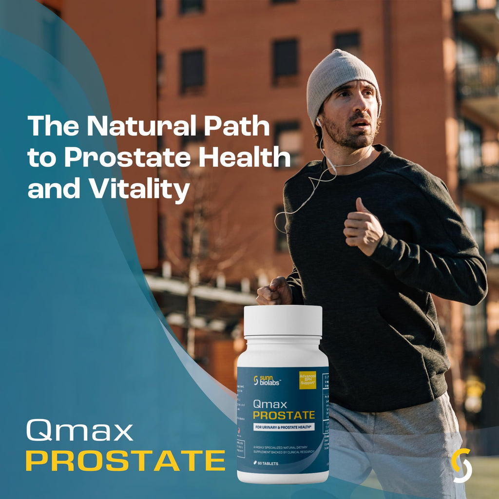 SUNN BIOLABS Qmax Prostate with Premium Saw Palmetto - Doctor Formulated Supplement for BPH, Enlarged Prostate, and Urinary Flow Support - Prostate Health for Men-Extra Strength (3)