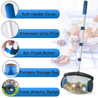 Zozen Nut Gatherer,Walnut Picker Upper,Side Opening Dump,1.5 Gallon