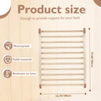 Sauna Backrest Sauna Accessories Wooden Slip-Resistant Non-Toxic Comfortable S-Shape Design Sauna Chair with Back, Sauna Accessories for Any Barrel or Infrared Sauna