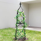 GOOOXIM Metal Obelisk Trellis - 38.3"" Climbing Support for Vines & Roses
