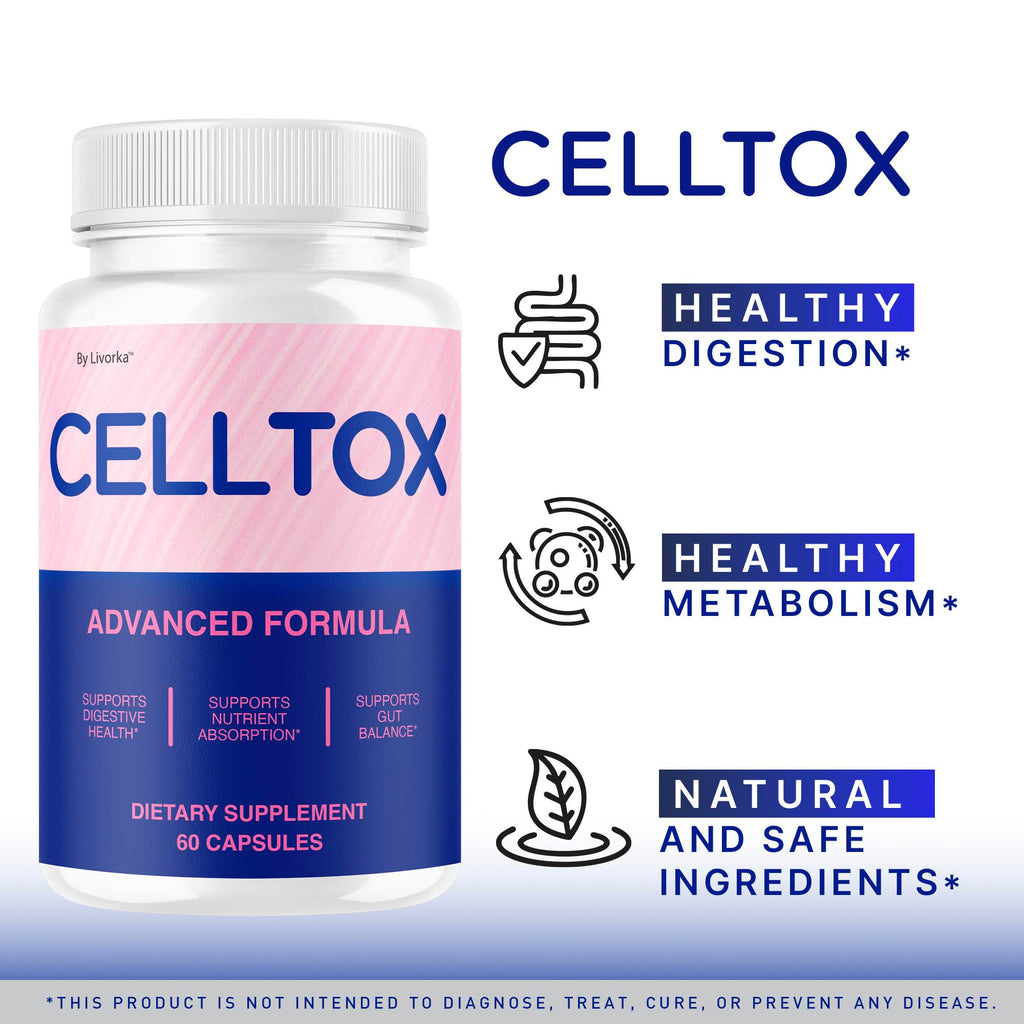 (2 Pack) CellTox Capsules - Official Gut Health Supplement Pills Advanced Premium Formula, Natural CellTox Digestive Support for Overall Health & Wellness Reviews, 120 Capsules for 2 Months