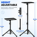 DECOSIS Projector Stand Tripod Laptop Stands Height Adjustable