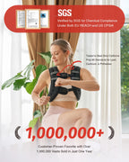 ZELUS Weighted Vest, 10 kg/20 kg, with Adjustable Weight, Weight Vest with Removable 1-kg Weights for Bodybuilding Training