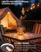 Mantunt Solar Lights Outdoor Owl Garden Decor, Solar Lanterns Outdoor Waterproof Metal Hanging Lantern Solar Garden Lights for Outside Patio Yard, Lawn, Porch, Backyard Decoration