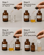 Crystal Clear Lab Chlorine Dioxide -Pure CDS Set Single-Drop Bottles HCL Extra Large 8 fl oz Liquid Kit