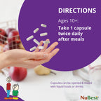 NuBest Tall 10+ - Advanced Bone Strength Formula - Supports Immunity, Healthy Development & Optimal Wellness - for Children (10+) & Teens Who Drink Milk Daily | Pack 3 | 3 Months Supply