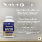 Zen Principle Grass Fed Beef Bone Marrow Supplement, 3300mg. Skin, Oral Health, and Joint Support. Promotes Whole-Body Wellness. Whole Bone Extract, 210 Capsules.