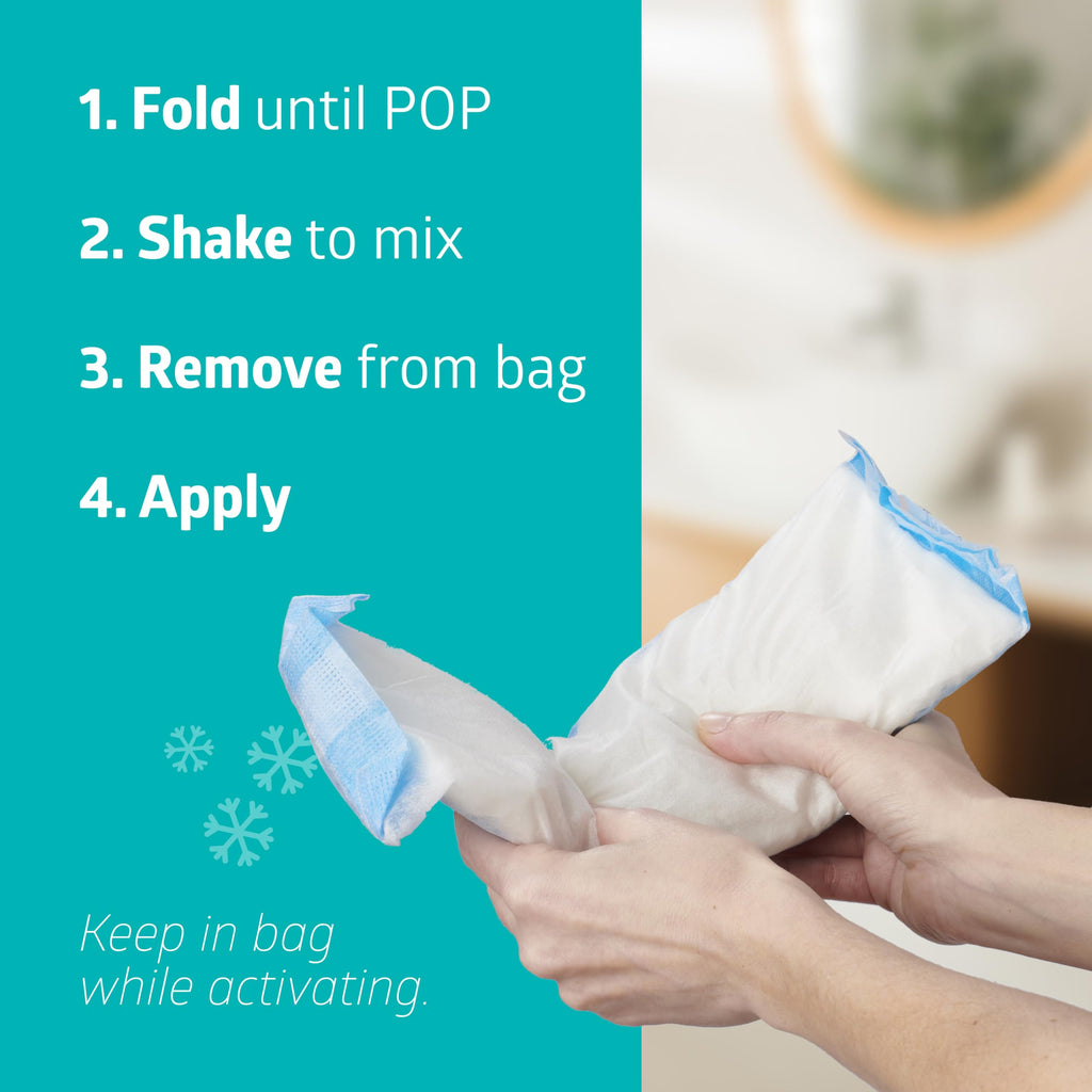 Medline Premium Perineal Cold Packs for Postpartum Care with Adhesive Strip (24 Count) Each Absorbent Pad is 4.5" x 14.25" Perfect for your After Delivery Postpartum Essentials Kit
