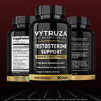 VYTRUZA Testosterone Supplement for Men - Advanced T-Boost Formula for Energy, Strength, Stamina* - Natural Testosterone Booster for Men Muscle Growth Support* - 90 Capsules
