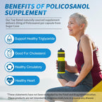 Dr. Brian Policosanol 20mg | Supports Heart & Cholesterol Health - Vegan, Gluten Free, Dairy Free, 90 Policosanol Vegetable Tablets