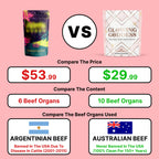 Glowing Goddess Female-Optimized Beef Organ Superfood (Beef Ovary Uterus, Liver, Kidney, Heart, & 6 More) - 100% Grass Fed & Finished, Pasture Raised Cattle, 3rd Party Tested - Nourish Your Inner Glow