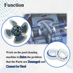 R0524900 Cleaner Engine Replacement for MX6/MX8 Pool Suction Cleaner, with Rollers on Both Sides