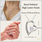 To My Daughter Necklace From Dad With Heartfelt Message, (LED, Fan Forever)