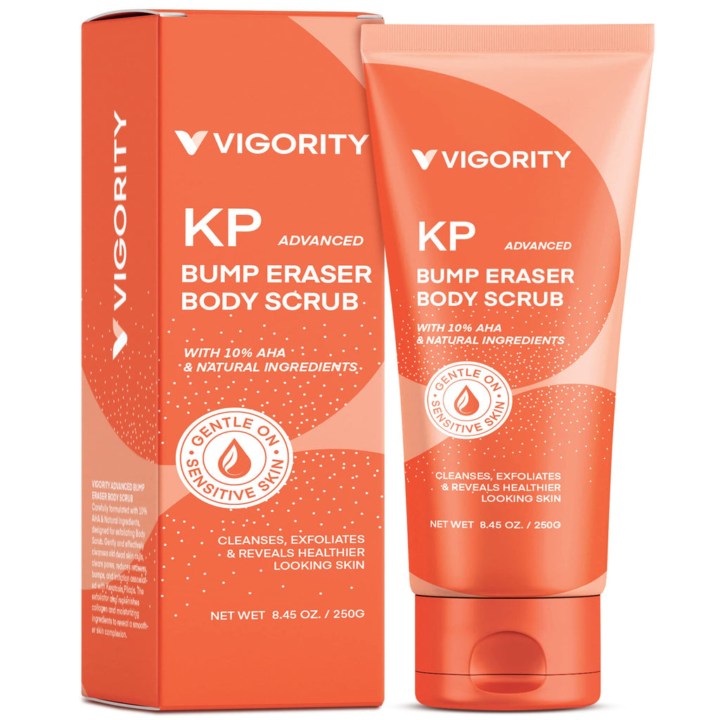 Skin Care Set- KP Bump Eraser Body Scrub and the Stretch Mark Prevention Cream