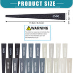 Honoson 20 Pcs Sanding Sticks Model, Low and High Grits, Groovy Style