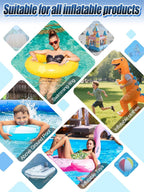 Aulock 2.8ft x 2ft Large Clear Pool Liner Repair Patch - Self-Adhesive Vinyl Patch Kit for In-Ground or Above Ground Pools Inflatable Swimming Pools, Clear