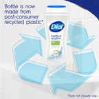 Dial Clean + Gentle Body Wash, Aloe Scent, 16 Fl Oz (Pack of 6)