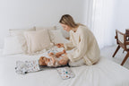 Portable Baby Changing Pad XL-Waterproof Folding Changing Pad Ideal as Gift for Newborn-The Diaper Changing Pad is a Detachable Bag with 6 Pockets as a Toiletry Bag for Baby Items