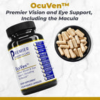 Premier Research Labs OcuVen - Lutein and Zeaxanthin Supplement, Eye Health Vitamins for Adults & Seniors, Vision Supplements, Macular Health, Eye Care - 60 Vegetarian Capsules