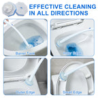 60pcs Disposable Toilet Wand Refills for Clorox,Replacement Brush Heads Compatible With Most Toilet Wand Refill System,Upgrade Fiber Cleaner Heads for Closestool Cleaning.（not included brush rod）