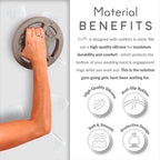 BUFFR Silicone Ring Protector – Wedding Ring Guard (White, Size 7)
