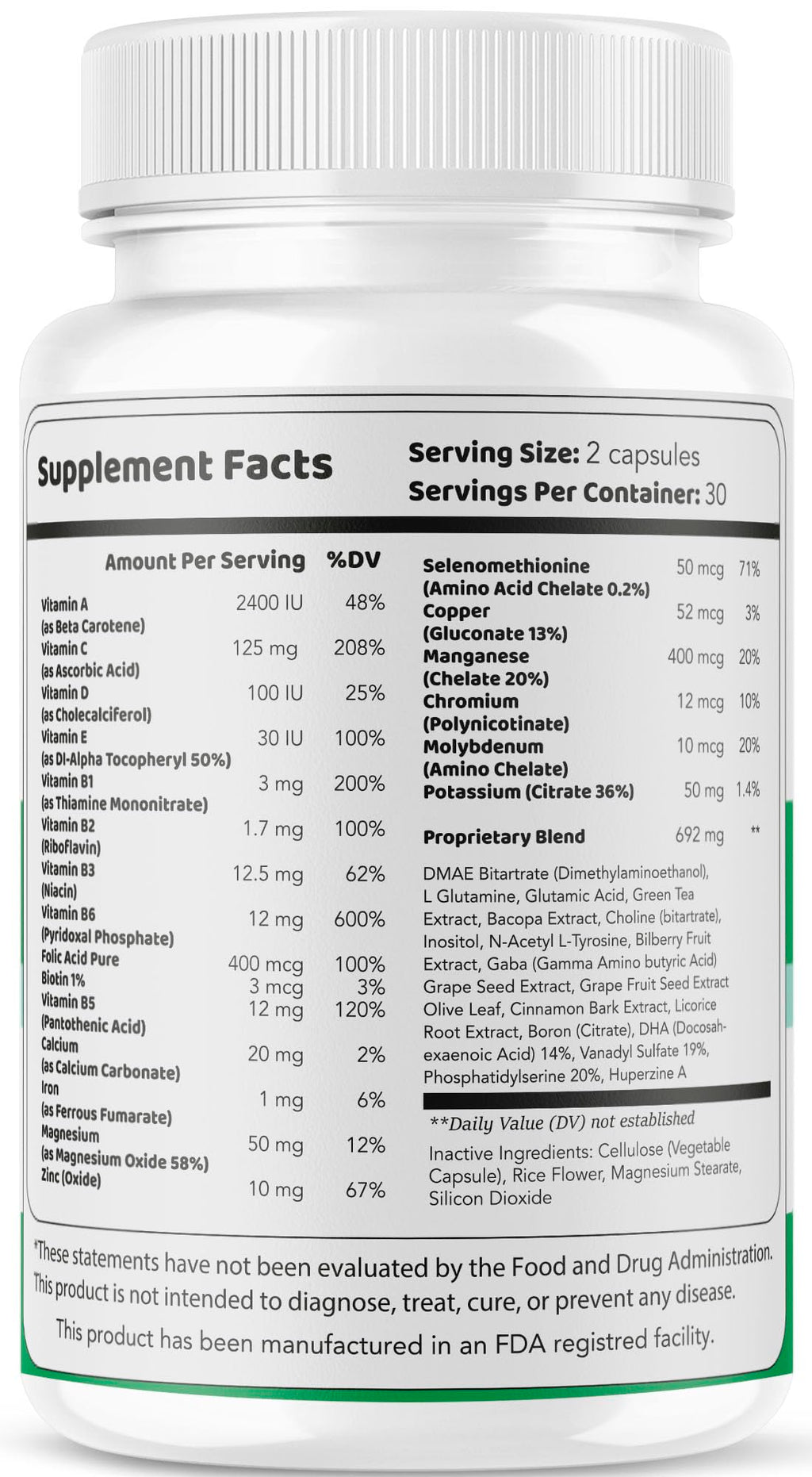 (2 Pack) Vertigenics Supplement Capsules, Vertigenics Capsules, Vertigenics Review, Vertigenics Advanced Formula Brain Health Support, Vertigenics Pills All Natural Formula, 120 Capsules for 2 Months