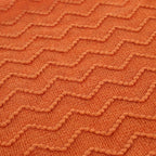 BATTILO HOME Burnt Orange Throw Blanket for Couch, Decorative Fall Throw Blanket with Tassels Halloween Throw Fall Decor, 50"x60"