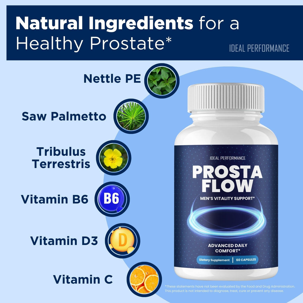 Prosta Flow Capsules - Official ProstaFlow for Men Supplement Pills - Maximum Strength, All Natural for Daily Wellness & Comfort, Advanced Formula for Overall Health & Wellness Reviews (2 Pack)