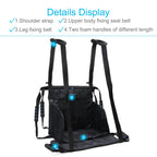 REAQER Transfer Belt Patient Lift Aid Slide Board for Lifting Seniors Wheelchair Seatbelt Stair Lifts Assist Transferring for Elderly Bariatric,Handicap Mobility Aids Equipment(8Handles +2 Straps)